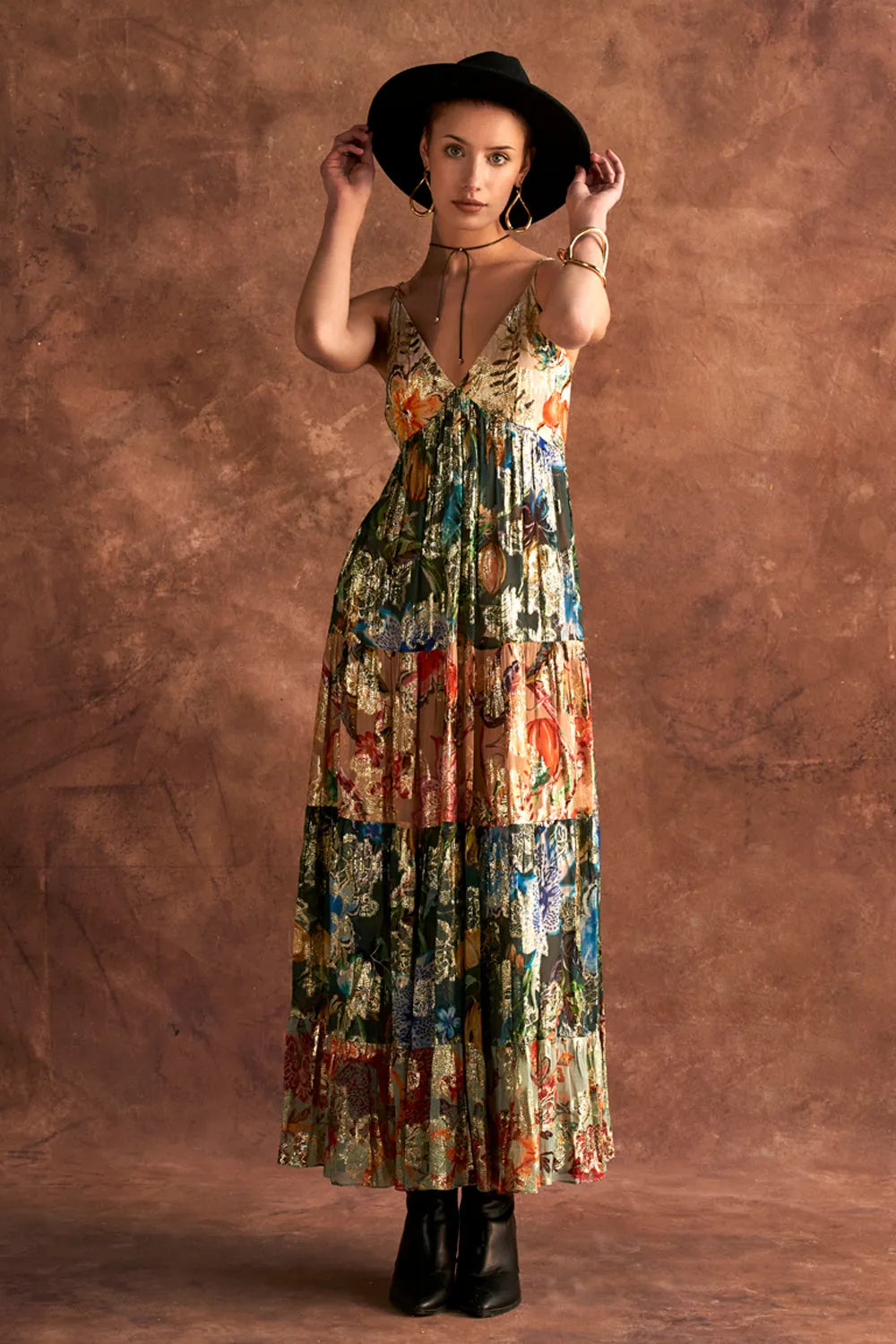 Katherine Maxi Dress women's maxi dress featuring an elegant flowing silhouette and distinctive contemporary design, styled for summer holidays, resort dinners, destination celebrations and special occasions.