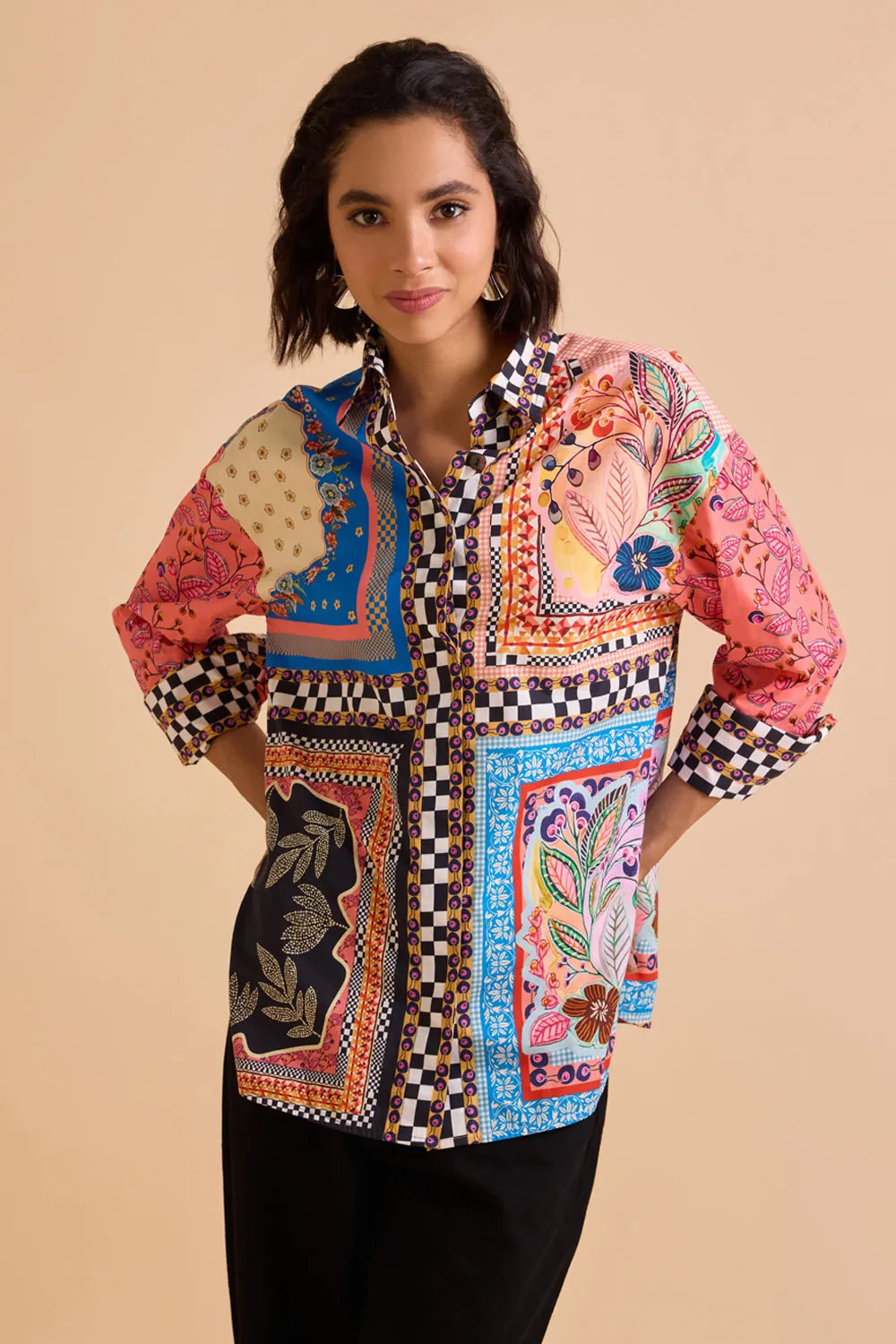 Maddie Shirt women's statement shirt featuring a contemporary silhouette and distinctive design details, styled for summer outings, casual brunches, resort holidays and elevated everyday wear.