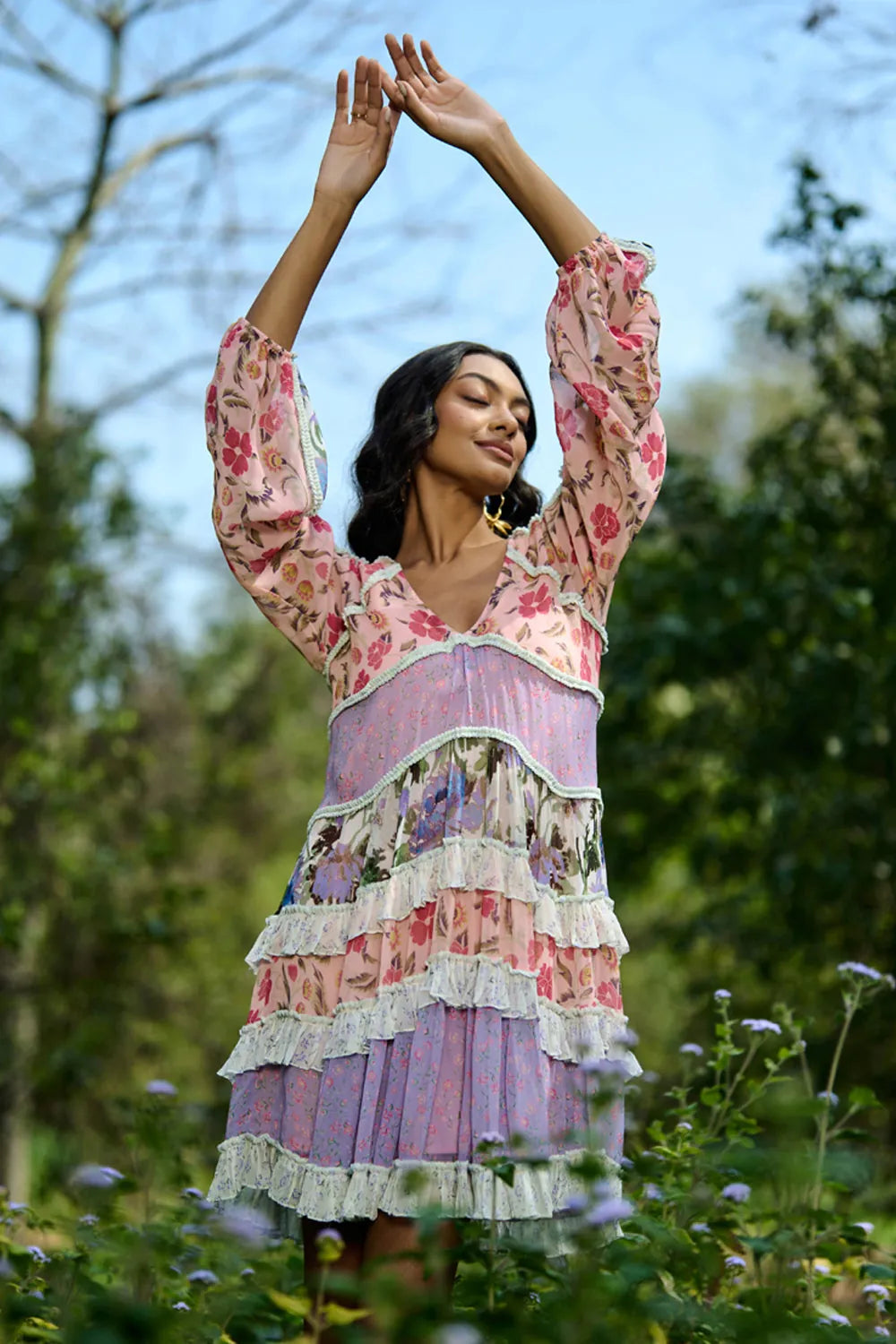 Maeve Mini Dress women's mini dress featuring a contemporary silhouette and distinctive design details, styled for summer brunches, resort vacations, daytime outings and casual celebrations.