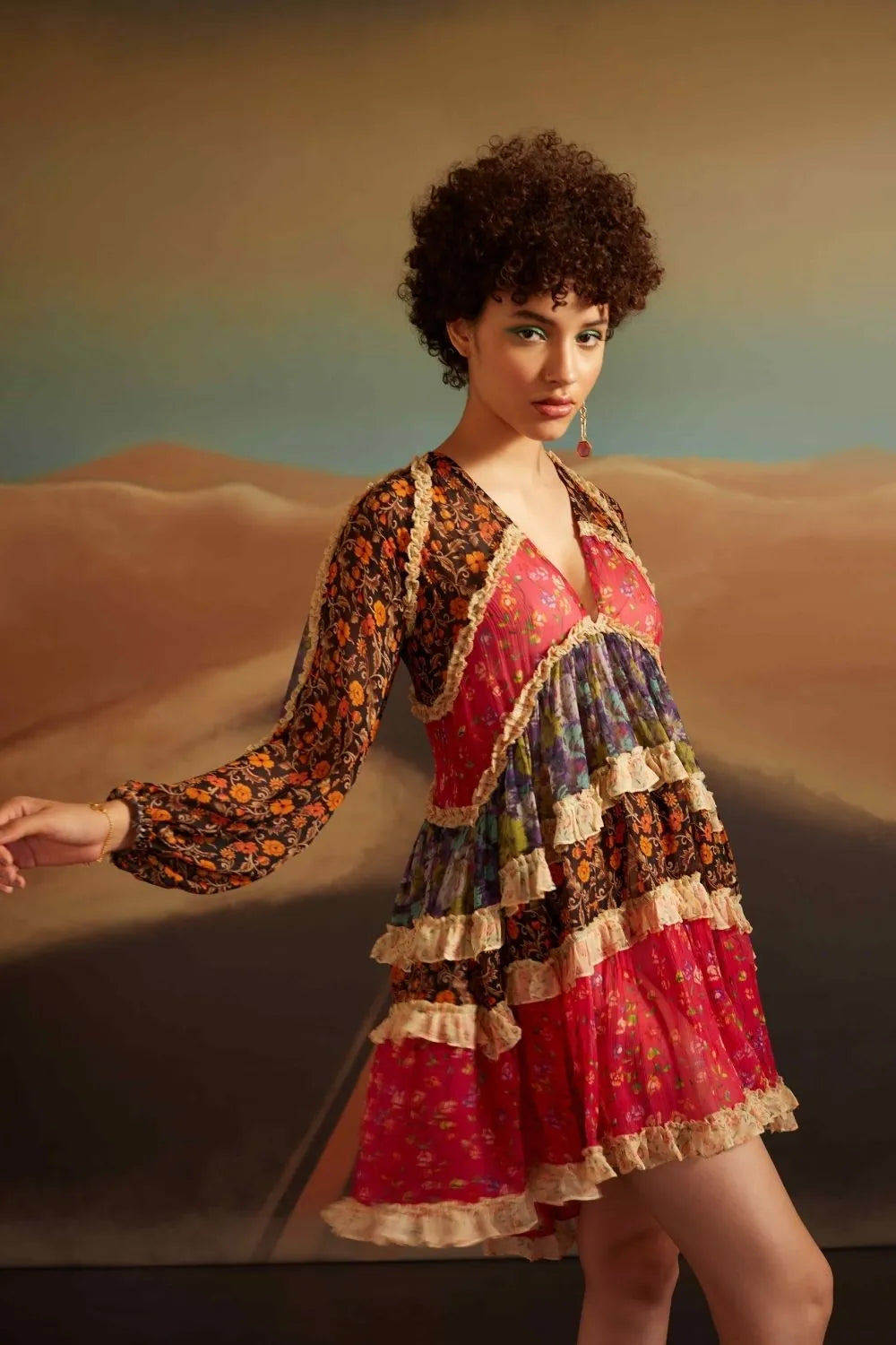 Niara Mini Dress women's mini dress featuring a feminine silhouette and stylish contemporary detailing, styled for summer holidays, resort outings, brunches and daytime celebrations.
