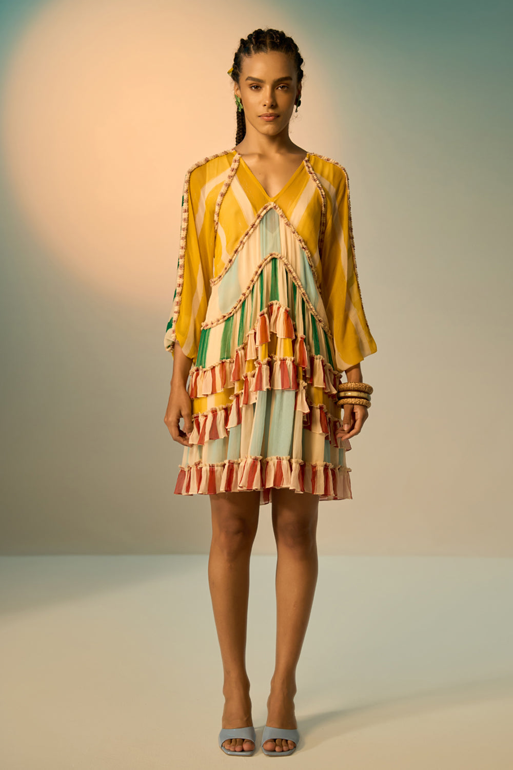 Nina Dress women's dress featuring an elegant silhouette and refined contemporary design, styled for summer brunches, resort vacations, daytime gatherings and special occasions.