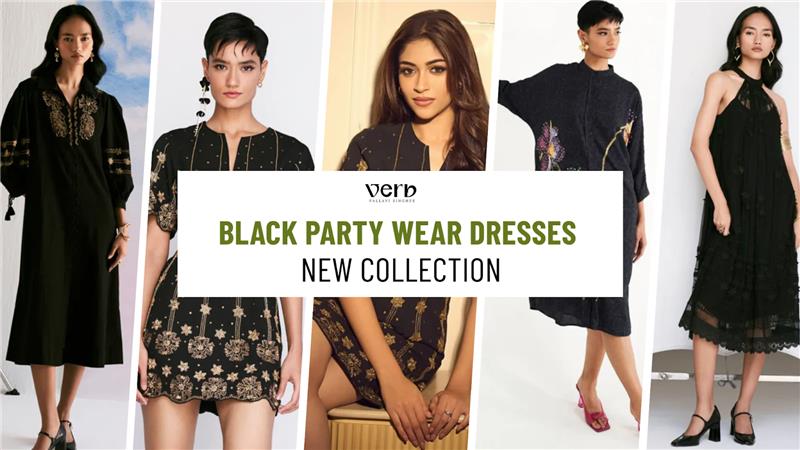 Black Party Wear Dress For Women