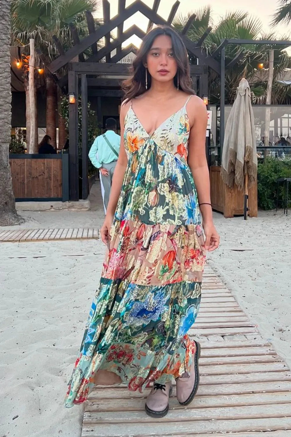 katherine maxi dress Piccola Katherine Maxi in Bloom PINK