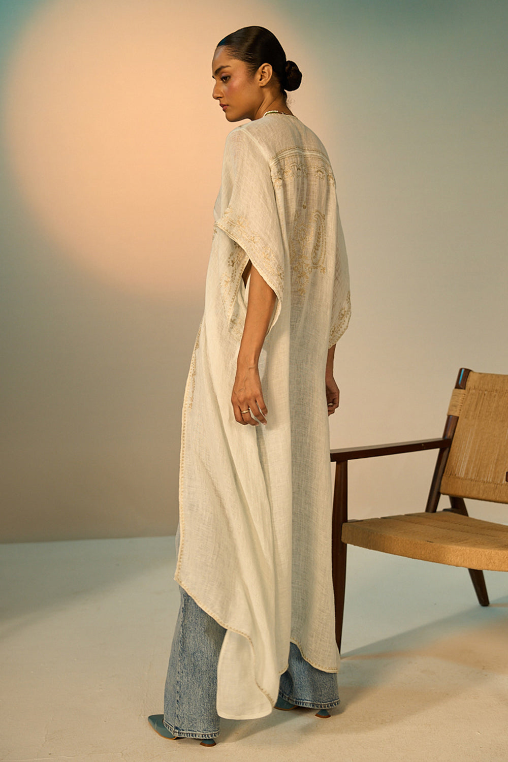 Croatia Linen Coverup women's light blue linen cover-up featuring a breezy relaxed silhouette and lightweight fabric, designed for layering over swimwear, shorts or summer outfits during beach holidays, resort vacations and warm-weather getaways.
