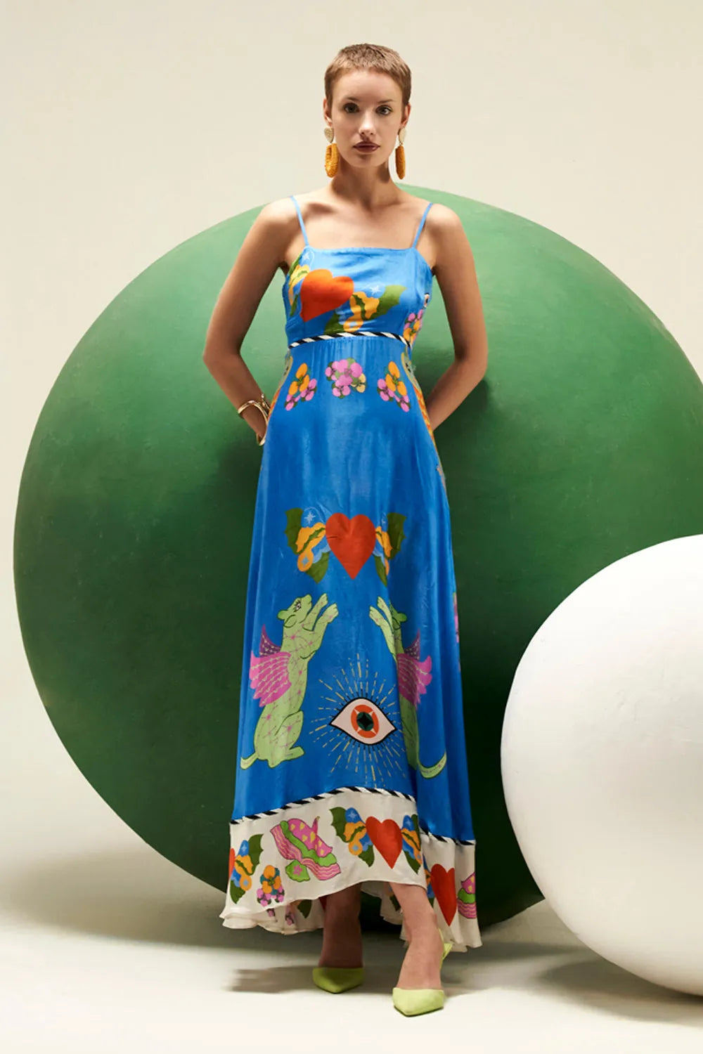 Jocelyn Dress women's dress featuring a contemporary silhouette and distinctive design details, styled for summer outings, resort vacations, brunches and special occasions.