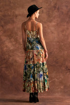 Back view of Katherine Maxi Dress women's maxi dress featuring an elegant flowing silhouette and distinctive contemporary design, styled for summer holidays, resort dinners, destination celebrations and special occasions.