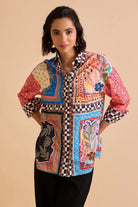 Maddie Shirt women's statement shirt featuring a contemporary silhouette and distinctive design details, styled for summer outings, casual brunches, resort holidays and elevated everyday wear.