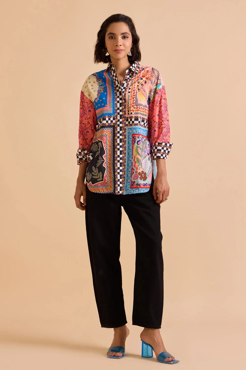 Maddie Shirt women's statement shirt featuring a contemporary silhouette and distinctive design details, styled for summer outings, casual brunches, resort holidays and elevated everyday wear.
