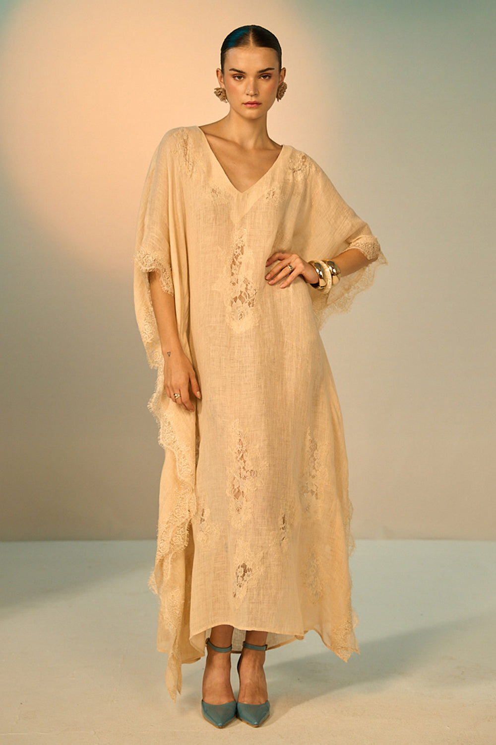 Miami Linen Coverup women's linen cover-up featuring a lightweight, breathable fabric and relaxed flowing silhouette, designed for layering over swimwear during beach holidays, resort vacations, poolside lounging and warm-weather getaways.