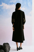 Miano Dress women's statement dress featuring a contemporary silhouette and distinctive design details, styled for summer brunches, resort vacations, daytime outings and special occasions.
