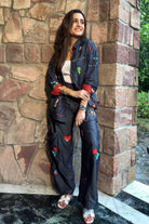 Mitali Wadhwa wearing the Soha Shirt & Pants Set, a women's coordinated outfit featuring a statement shirt and matching pants with a relaxed, contemporary silhouette, styled for summer outings, resort vacations, brunches and elevated casual occasions.