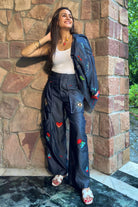 Mitali Wadhwa wearing the Soha Shirt & Pants Set, a women's coordinated outfit featuring a statement shirt and matching pants with a relaxed, contemporary silhouette, styled for summer outings, resort vacations, brunches and elevated casual occasions.