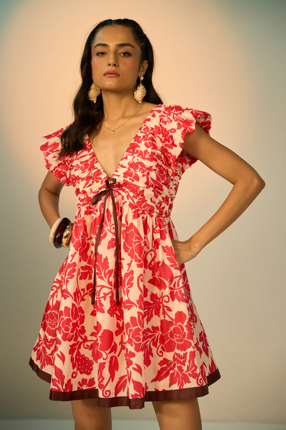 Myra Mini Dress women's mini dress featuring a feminine silhouette and contemporary design details, styled for summer brunches, resort holidays, daytime gatherings and casual celebrations.