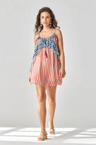 Naomi Mini Dress women's mini dress featuring a contemporary silhouette and distinctive design details, styled for summer brunches, resort getaways, vacation outings and casual celebrations.