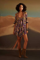 Trisha Swing Mini Dress women's mini dress featuring a relaxed swing silhouette, playful flared hem and contemporary design, styled for summer brunches, holiday outings, resort vacations and casual daytime celebrations.