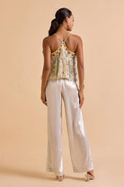 Zita Beaded Blouse women's statement blouse featuring intricate bead embellishments and a refined silhouette, designed to elevate coordinated outfits, styled for festive gatherings, resort dinners, cocktail parties and special occasions.